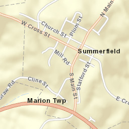 Summerfield Ohio Street Map