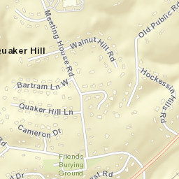 Walnut Hill Delaware Street Map