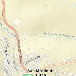 San Martín de Pusa Street Map