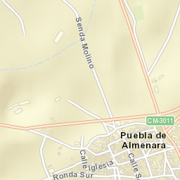 Puebla de Almenara Street Map
