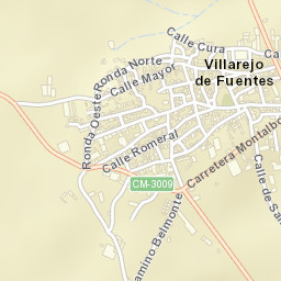 Villarejo de Fuentes Street Map