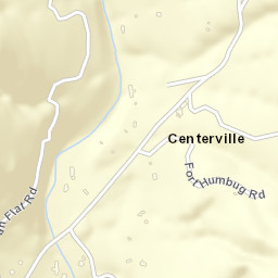 Centerville California Street Map