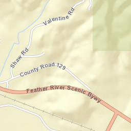 Feather River Inn California Street Map