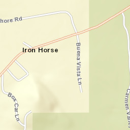 Iron Horse California Street Map