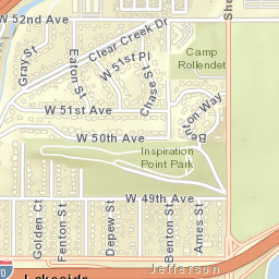 4950-4998 Fenton Street, Denver, CO Street Map