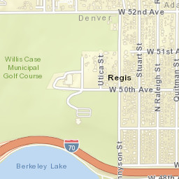 4698 West 50th Avenue, Denver, CO Street Map