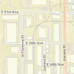 10252 East 51st Avenue, Denver, CO Street Map