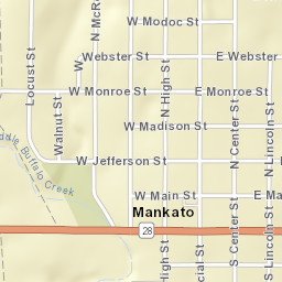 201-253 North Commercial Street Mankato Street Map