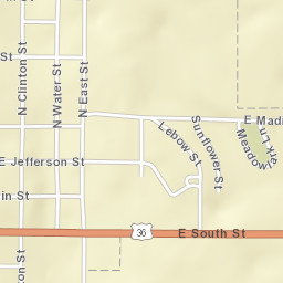 510-516 East South Street, Mankato, KS Street Map