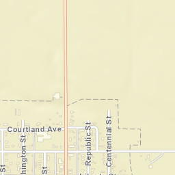 300 Pershing St Courtland, Kansas Street Map