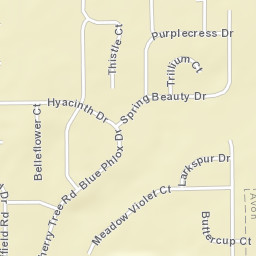 1926 Spring Beauty Drive, Avon, IN 46123 Street Map