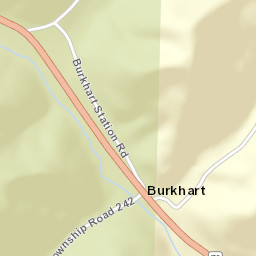 Burkhart Ohio Street Map