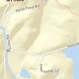 Mount Cuba Delaware Street Map