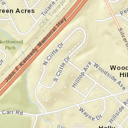 Wycliff Delaware Street Map