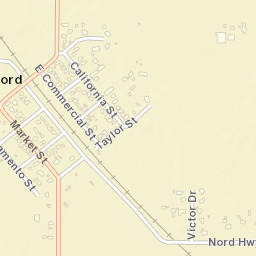 Nord California Street Map