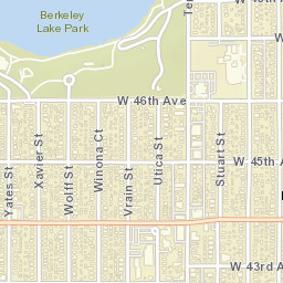 4320 Yates St Denver CO 80212 USA Street Map