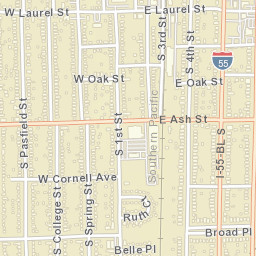 2299 South 1st Street Springfield IL Street Map