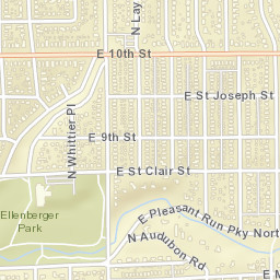 5662-5680 East Saint Joseph Street, Indianapolis Street Map