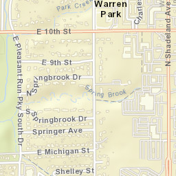 170-316 North Shadeland Avenue, Indianapolis Street Map