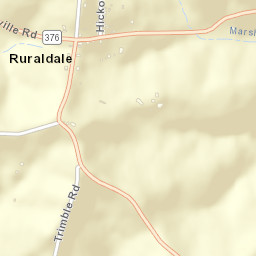 Ruraldale Ohio Street Map