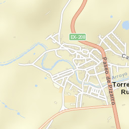Torrejón el Rubio Street Map