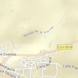 Cardenete Street Map