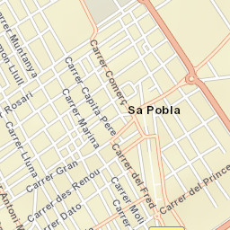 sa Pobla Street Map