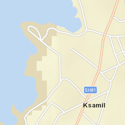 Ksamil Street Map