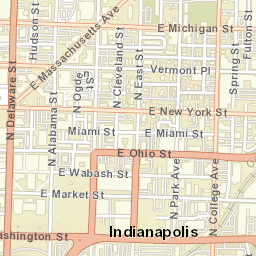 East Allegheny Street, Indianapolis, IN 46202 Street Map