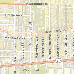 E Alley 50 North, Indianapolis, IN 46201 Street Map