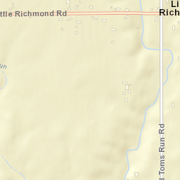 Little Richmond Ohio Street Map