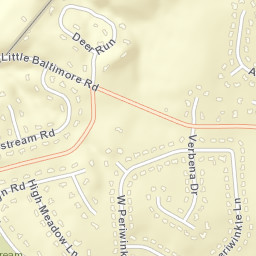 Tenby Chase Delaware Street Map