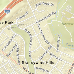 Rockwood Woods Delaware Street Map