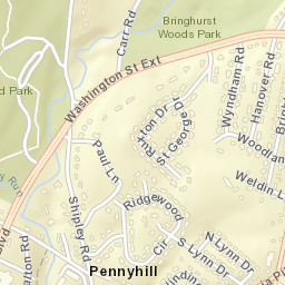 Ridgewood Delaware Street Map