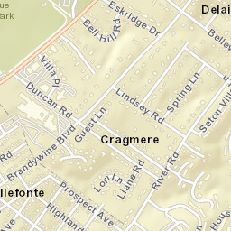 Seton Villa Delaware Street Map