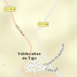 Valdecañas de Tajo Street Map
