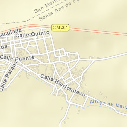 Santa Ana de Pusa Street Map
