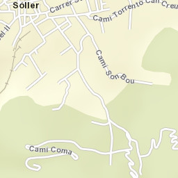 Sóller Street Map