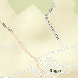 Búger Street Map