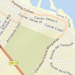 Can Picafort Street Map