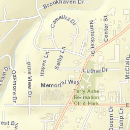 Paradise California Street Map