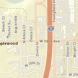 3320 Youngfield St, Wheat Ridge, CO 80033 Street Map