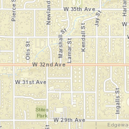 3267-3277 Pierce Street, Wheat Ridge, CO Street Map