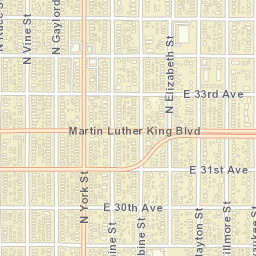 3119-3123 Vine St Denver CO 80205 Street Map