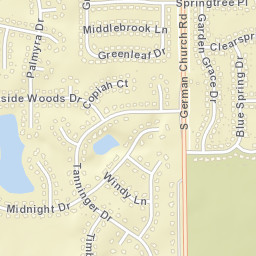 820 Timber Creek Dr Indianapolis, Indiana Street Map