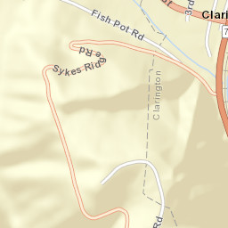 Clarington Ohio Street Map