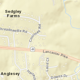 Anglesey Delaware Street Map