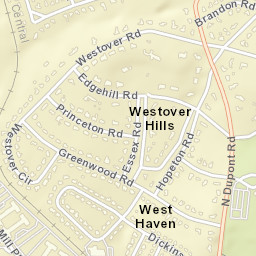 Westover Hills Delaware Street Map