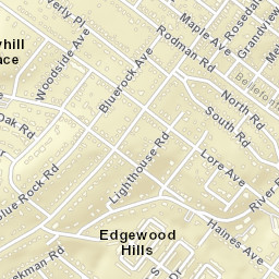 Hillcrest Delaware Street Map