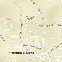 Proença-a-Nova Street Map